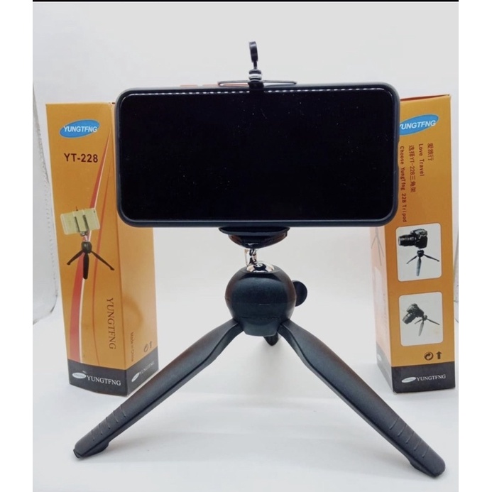 GROSIR TRIPOD YUNTENG MINI YT228 PHONE STAND MINI SELFIE XH228