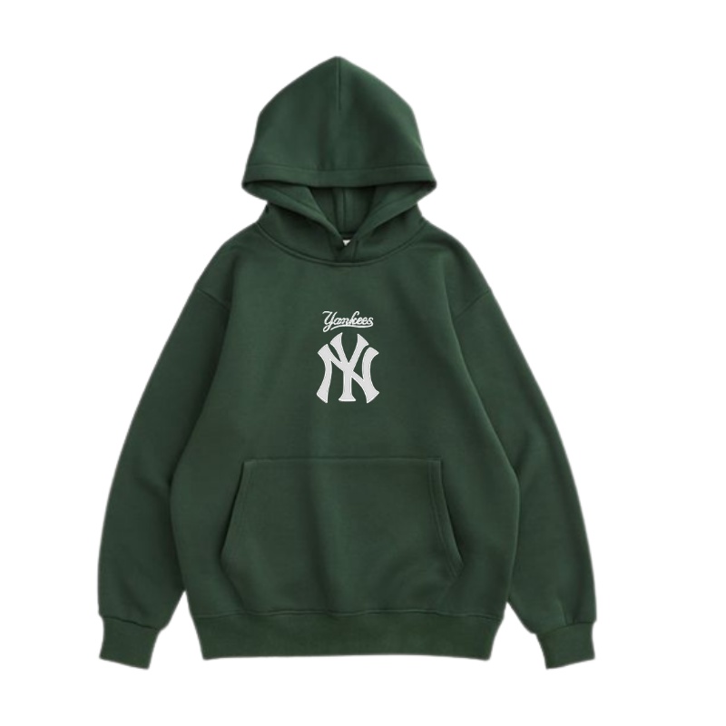 Jaket Hoodie Yankes Newyork Logo NY Cream Premium | Hoodie Yankes NY | Hoodie NY logo Simple