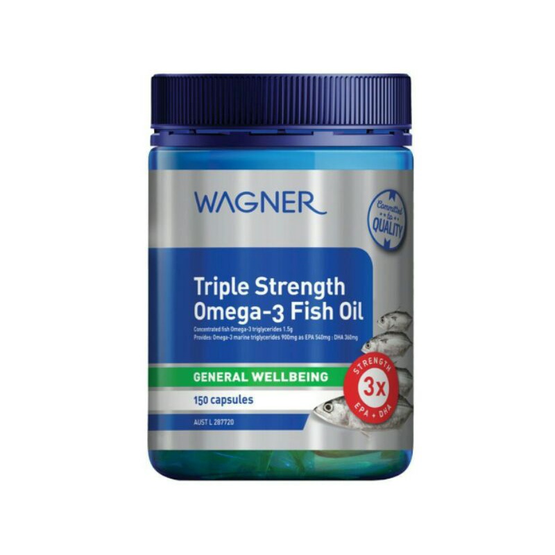 Wagner Triple Strength Omega 3 Fish Oil  150 capsules