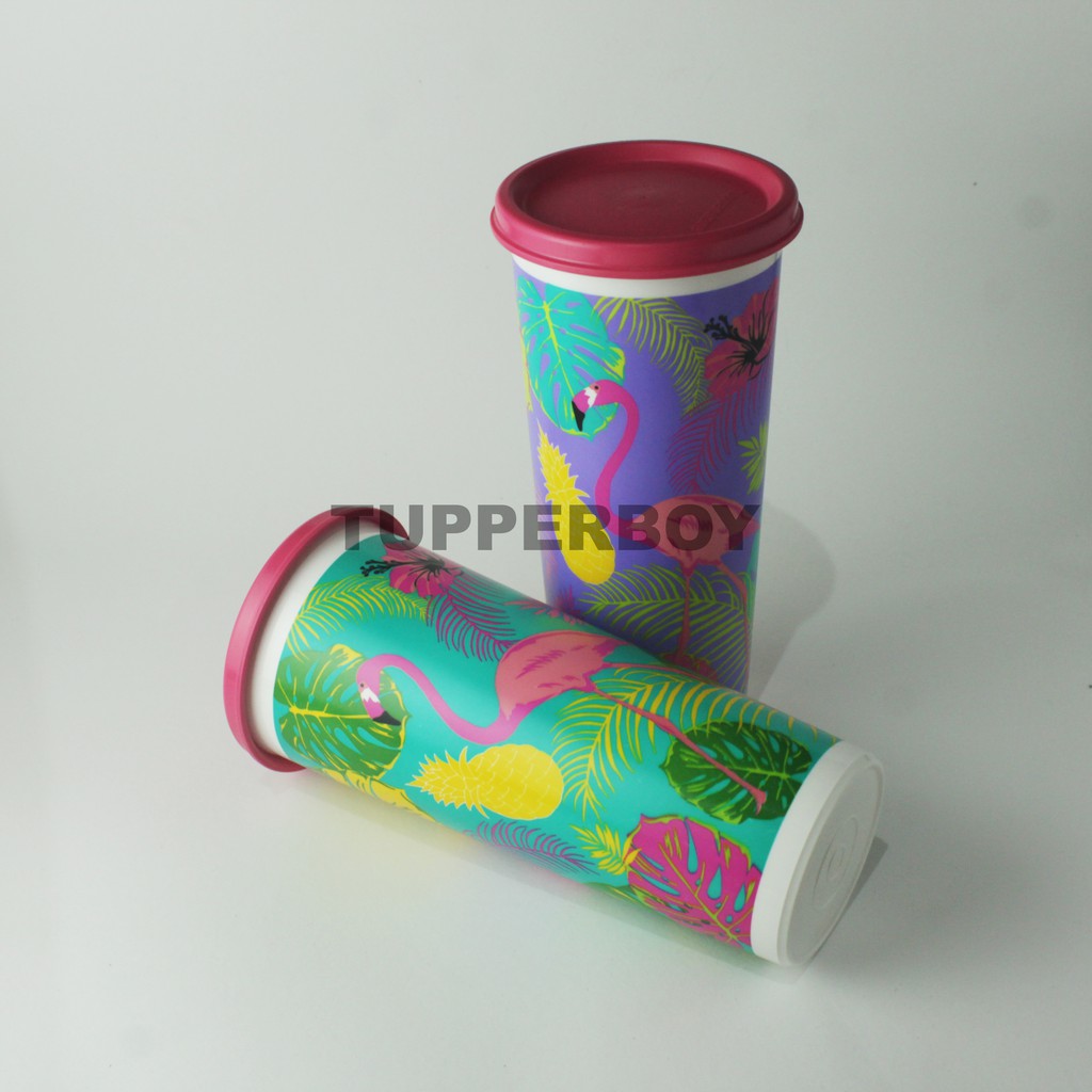 TUPPERWARE FLAMINGO TUMBLER