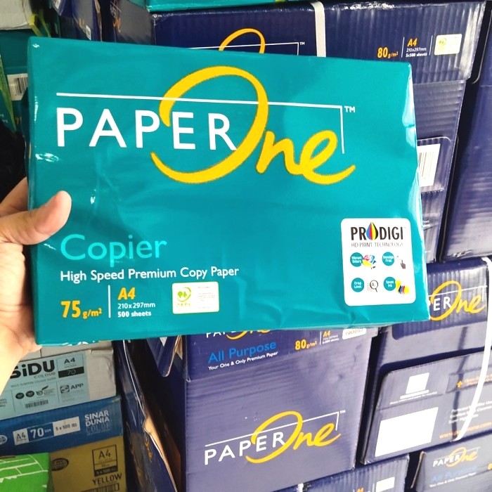 

Kertas A4 75Gram Paper One (1 rim) Ojek JunDW