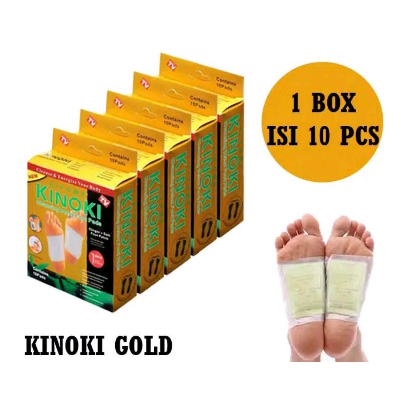 Kinoki Gold Koyo Kaki Penyerap Racun Detox Plester Koyo Kaki