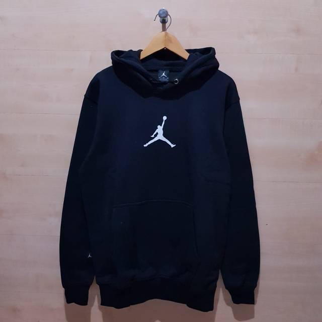 HOODIE WHITE JORDAN BLACK
