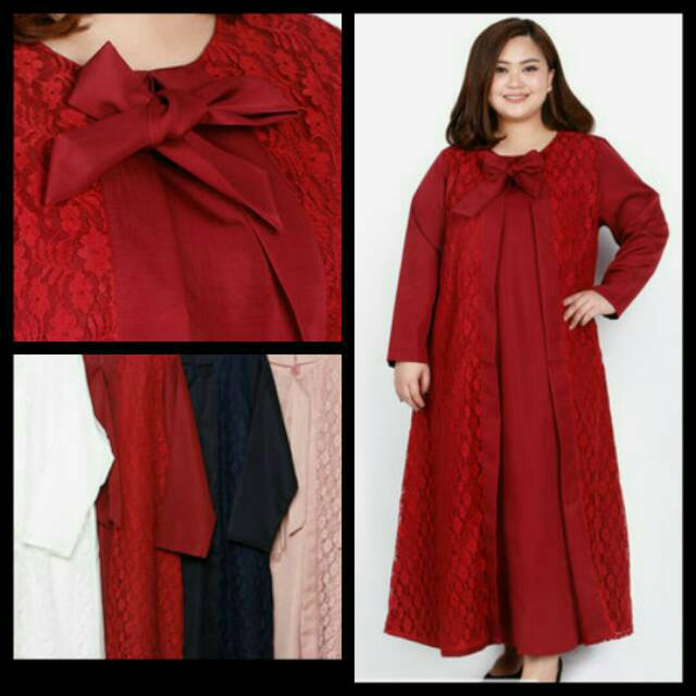 CUCI GUDANG Gamis Jumbo Putih 3L 5L Lebaran Haji Umroh Jumbo