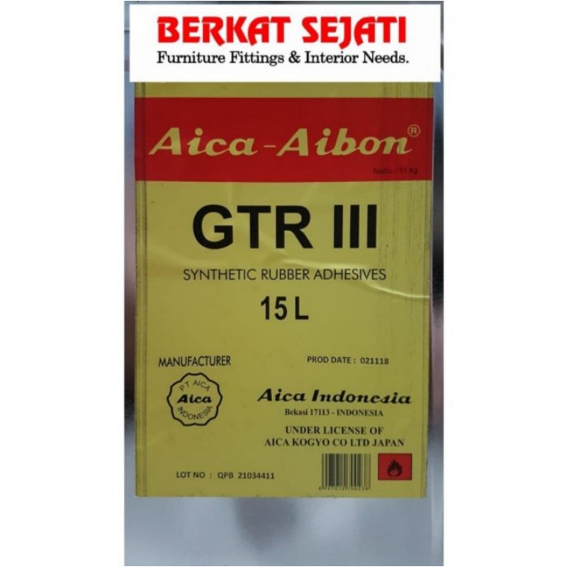 Lem Spray GTR III 3 Aica Aibon 15L / 11KG Lem Kuning Spray Hpl not fox 168