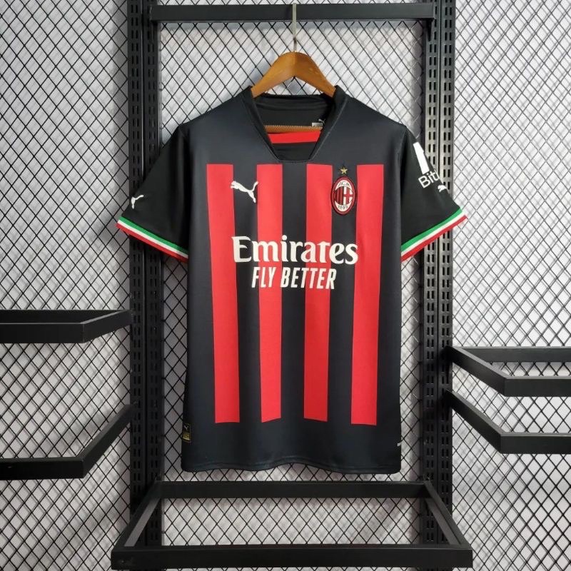 jersey bola milan home GO