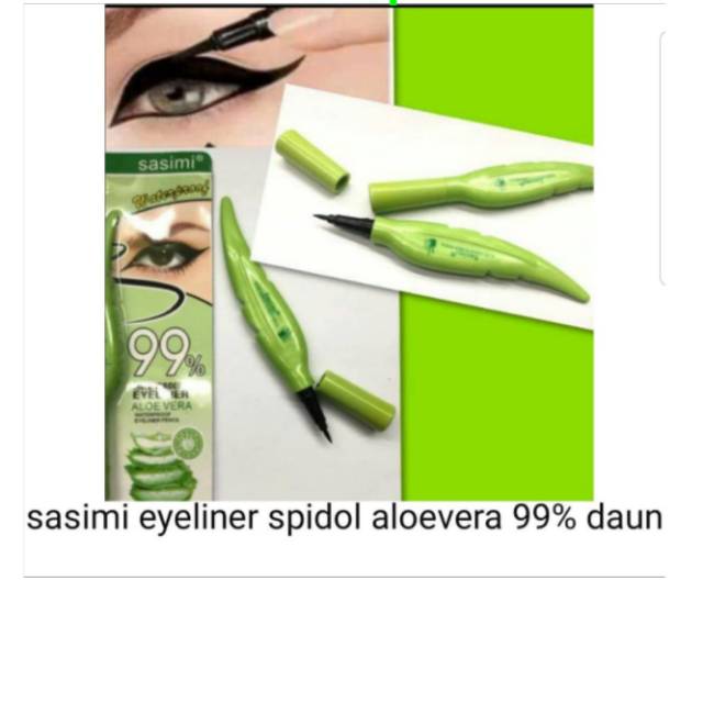 [ ECER ] SASIMI EYELINER SPIDOL ALOEVERA