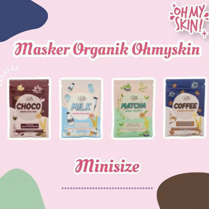 (DISTRIBUTOR RESMI) MASKER ORGANIK MINISIZE OHMYSKIN