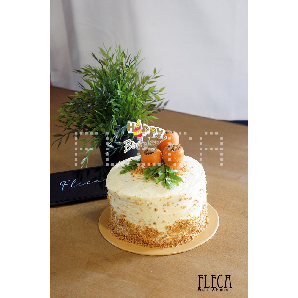 

CARROT CAKE BIRTHDAY KUE ULANG TAHUN HAMPER HAMPERS MALANG WORTEL CINAMON CREAM CHEESE TART MURAH