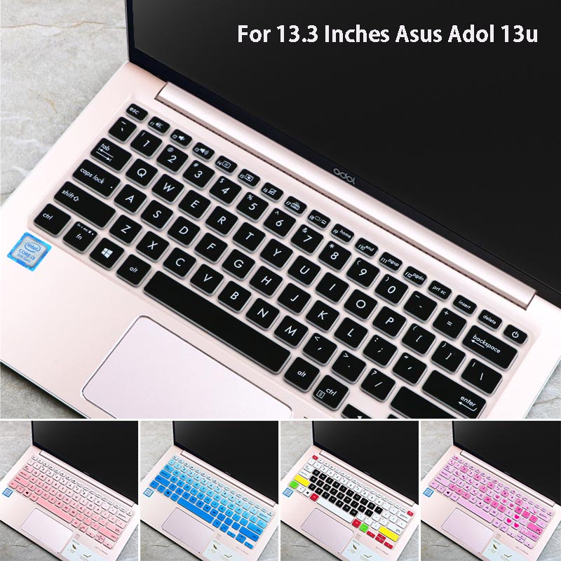 For 13.3 Inches Asus Adol 13u Waterproof and Dustproof Ultra-thin Soft Silicone Laptop Keyboard Protective Cover