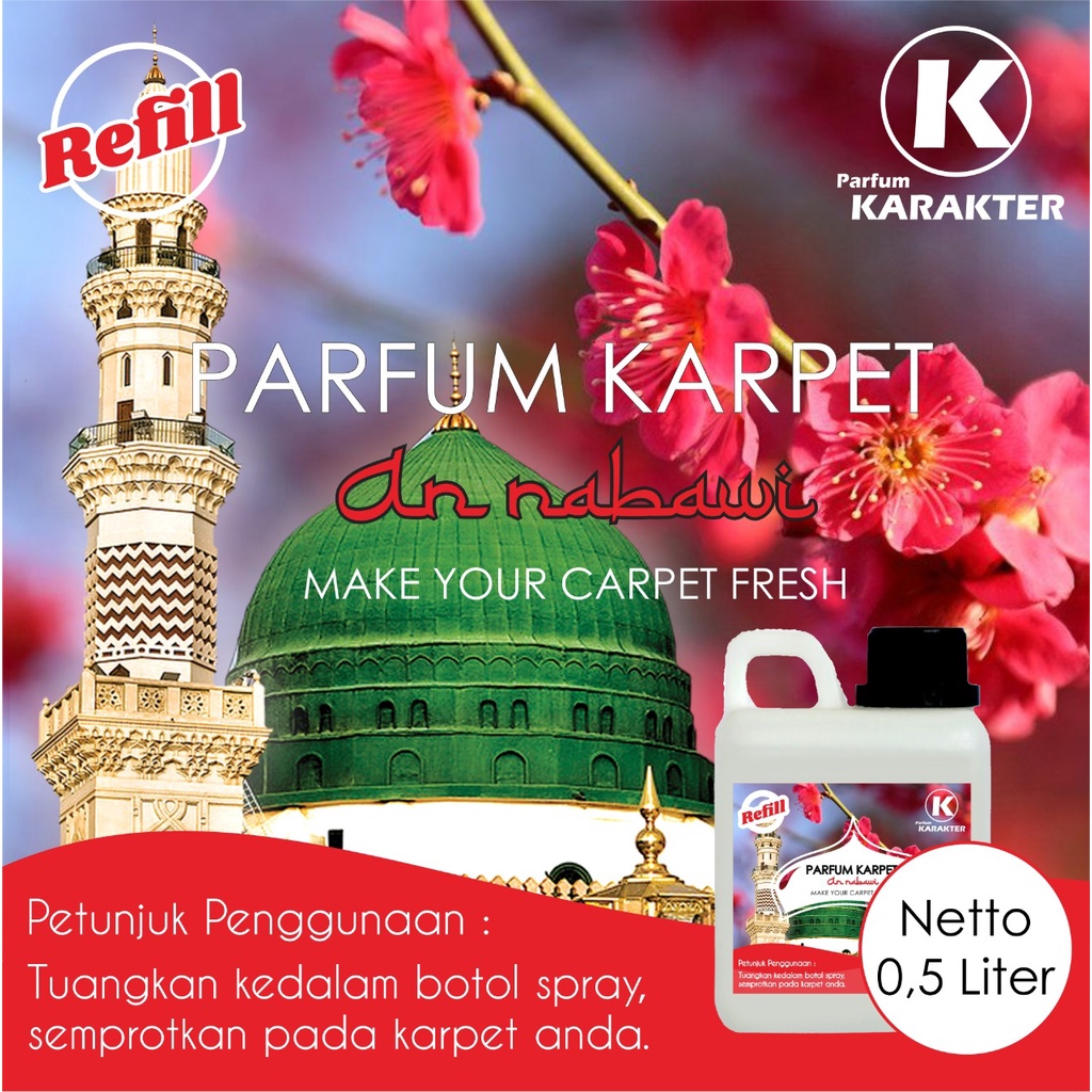 Parfum Karpet aroma An Nabawi Wangi Tahan Lama | Pengharum Karpet dan Sajadah Murah Berkualitas | Uk 500ml | Bisa Cod | Terlaris