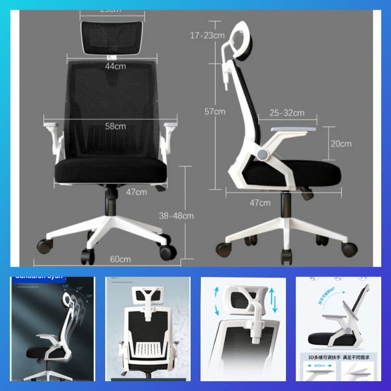 Kursi Kantor,Kursi Gamer,Kursi Sesuai Foto Iklan-2