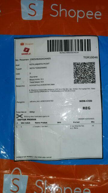 [ Couple ] Set Batwing Batik Sarimbit / Batik Couple Batwing