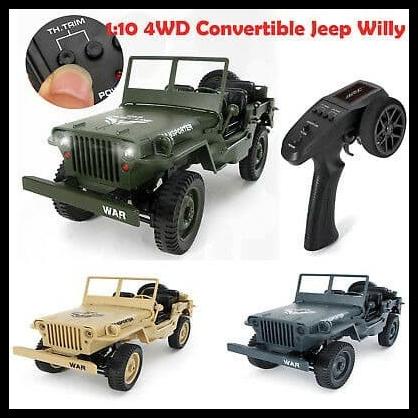 Rc Q65 Jeep Willys Jjrc Q-65 4Wd Transporter-6 Military Off Road Rtr