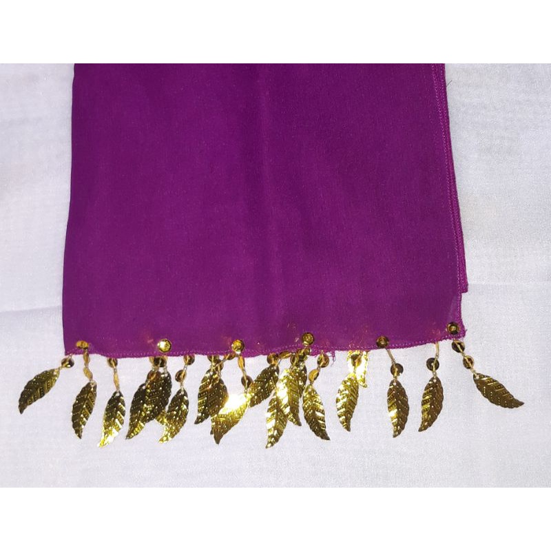 selendang tari anak/sampur tari anak/selendang adat-Ungu
