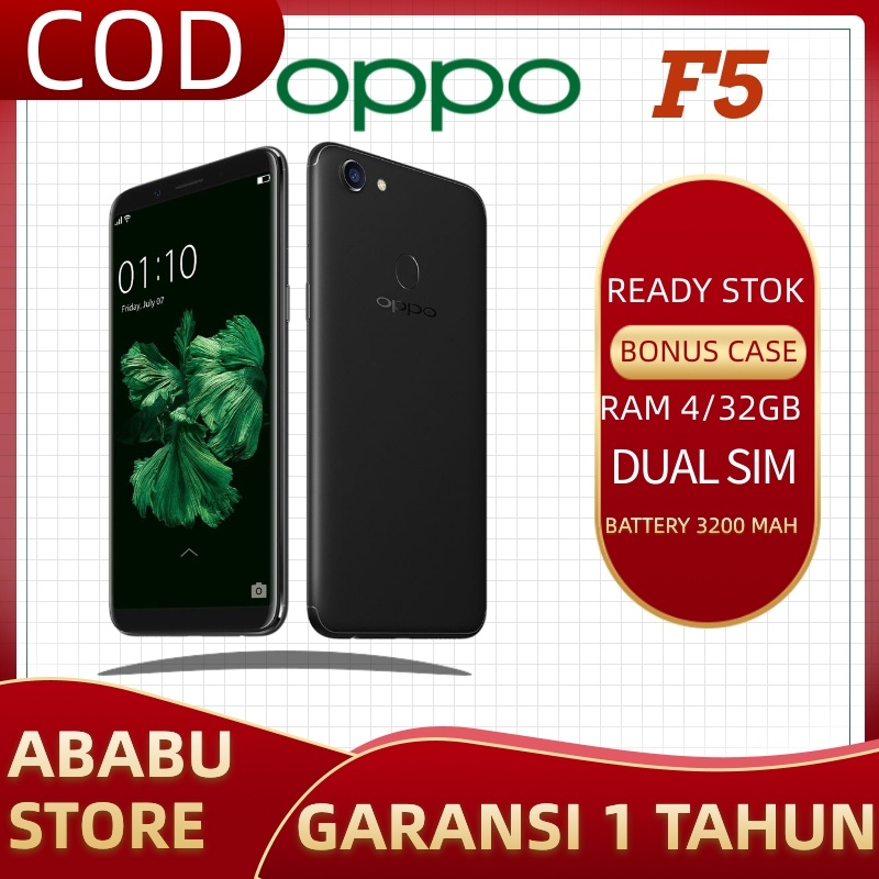 HP OPPO F5 RAM 4 GB INTERNAL 64GB GARANSI 1 Tahun | Shopee