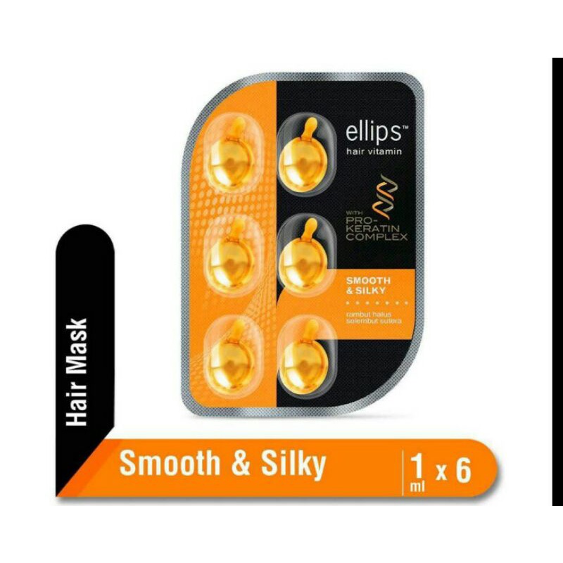 ellips Hair Vitamin Smooth &amp; Silky 6 pcs