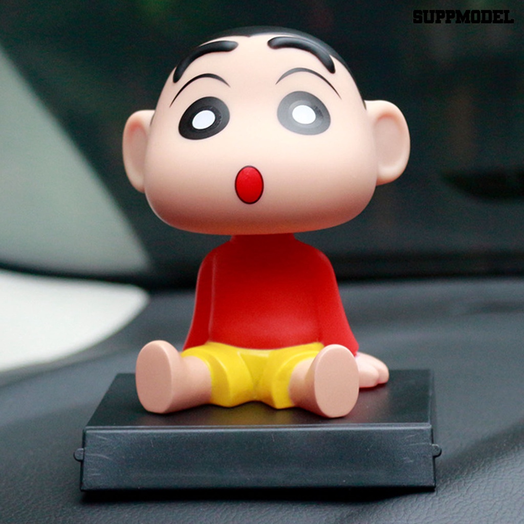 Mainan Boneka Crayon Shin-chan Kepala Goyang Untuk Dekorasi Interior Mobil