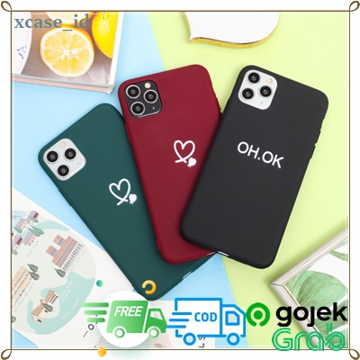 SILICONE LOGO 3 VARIAN SOFTCASE - FOR REALME VIVO XIAOMI OPPO F1S F5 F9 F11 A57 A83 A3S A5S A1K