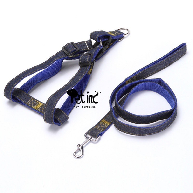 Denim H type harness set