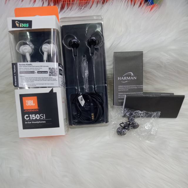 EARPHONES/HEADSET/HENSET JBL C150SI. ORIGINAL