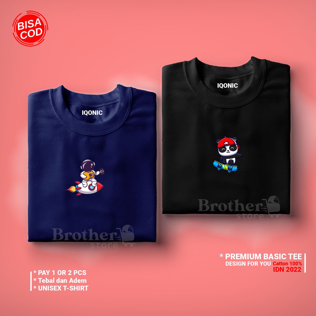 ( PROMO COD ) BROTHER STORE / Kaos Distro Pria / Kaos Distro100% Catoon Combed 24s / ArticelCPAA