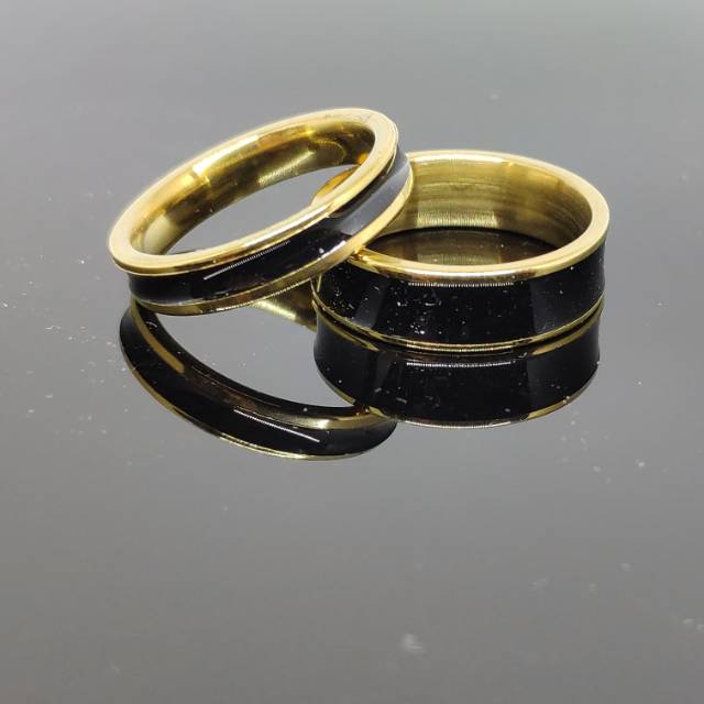 Cincin titanium couple cincin kawin harga per 1pcs