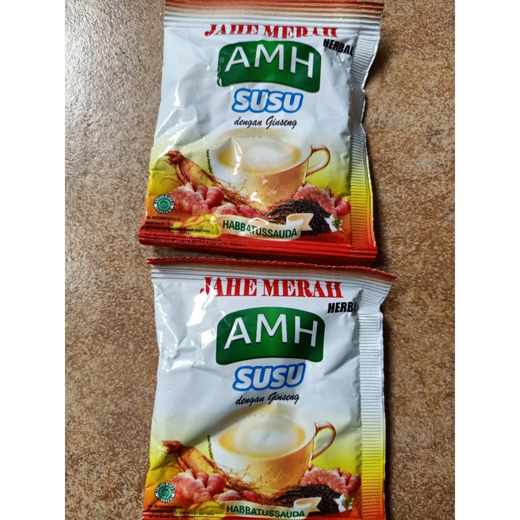 

Jahe Merah Instant Susu Ginseng AMH 12 sachet (satu renceng)