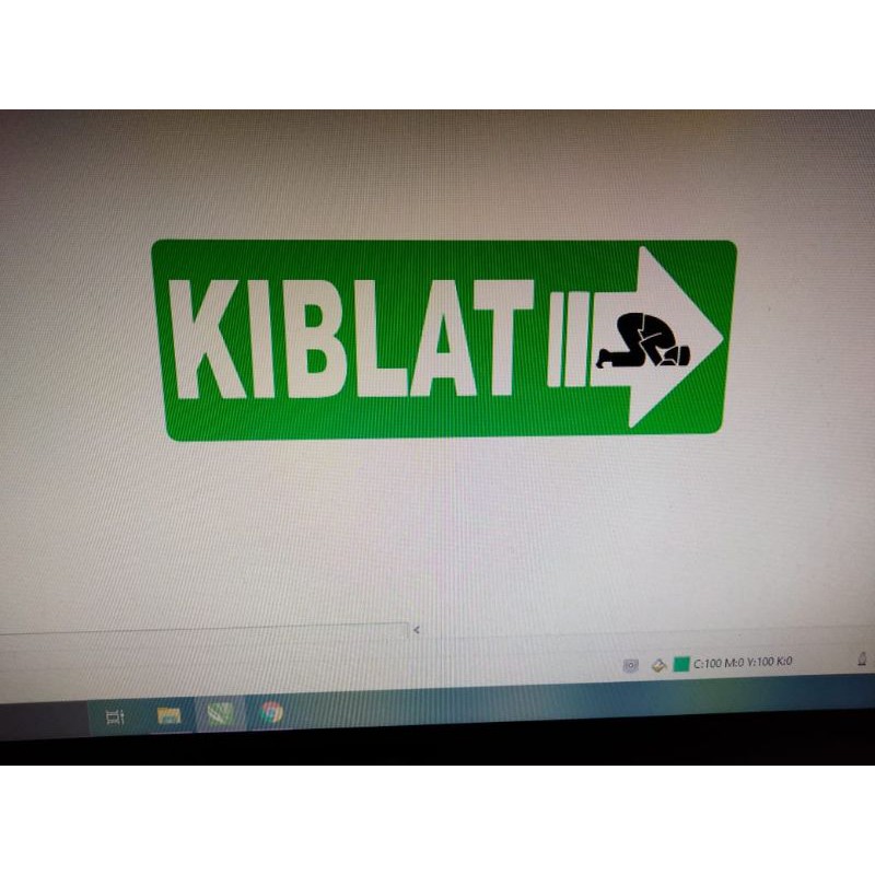 

cutting stiker kiblat