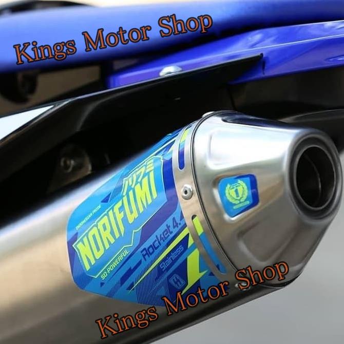 Knalpot Norifumi Rocket / Norifumi Rocket 4 Badboy KLX150 WR155 CRF150 kings-m0 Ayo Order