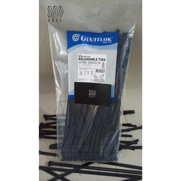

[[COD]] Kabel Ties Releasable / Tali Tis Bisa Dibuka 30cm x 7.6 mm | Giantlok GRATIS ONGKIR Kode 136