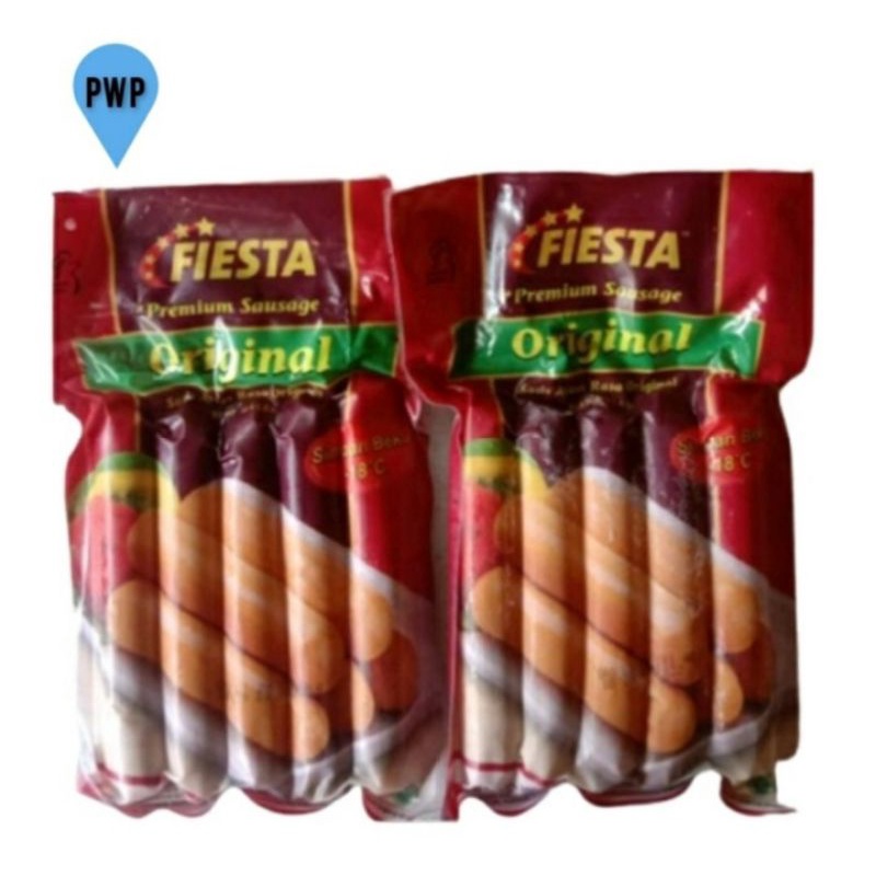 

Fiesta Sosis Ayam Rasa Original Fiesta Premium Sausage 300gr Twinpack