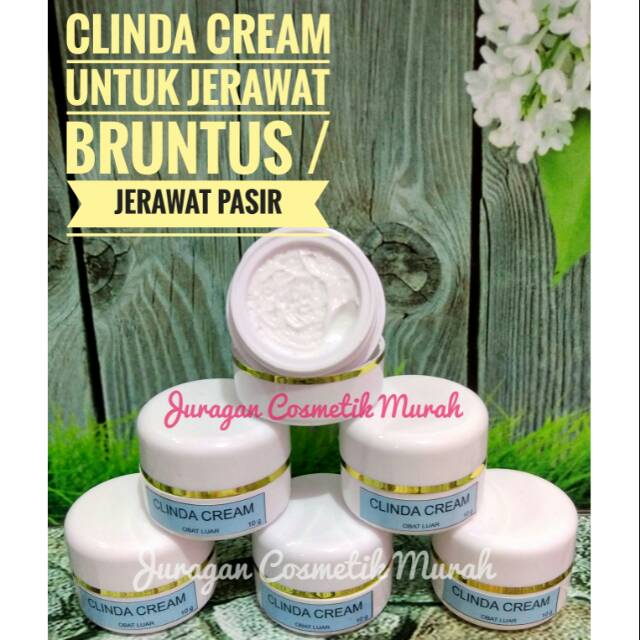 Clinda Cream Krim Clinda Krim Jerawat Bruntus Jerawat Pasir Shopee Indonesia