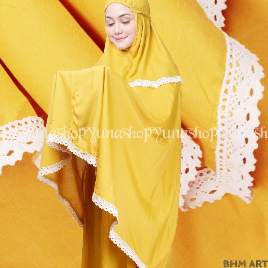 ✶ mukena renda kalung atifa mukena traveling dewasa mukena trend 2020 ✿