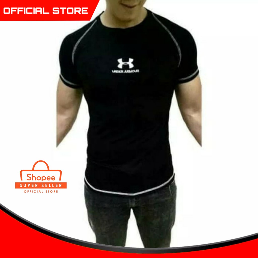 Kaos Baju Pria Gym Fitness / Compression