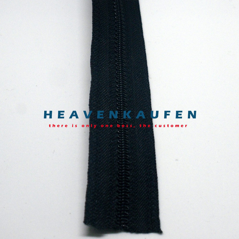 GROSIR Resleting/Zipper YKK No 3 Hitam Meteran
