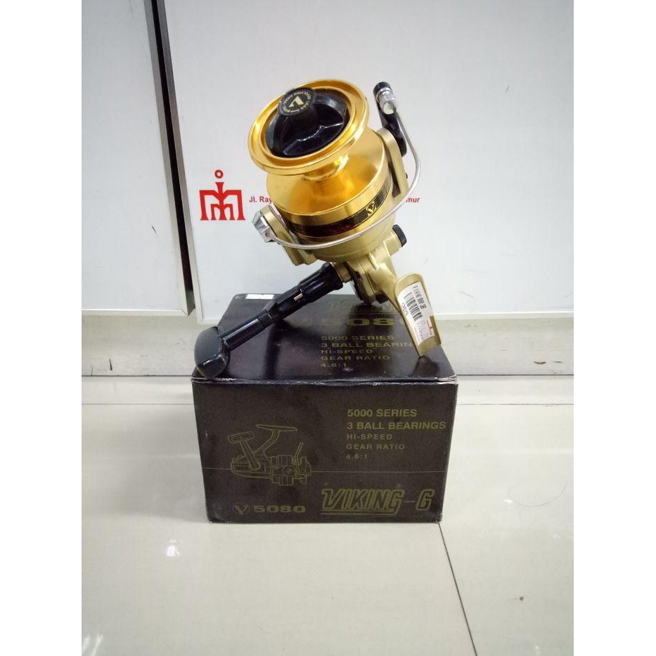 alat pancing mantul habis Reel Viking 5080 3Ball bearing