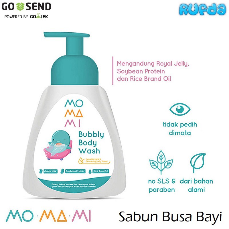 MoMaMi Bubbly Body Wash Sabun Busa Mandi Bayi