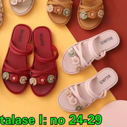 ➥ (no. 24 -29) Sandal Jelly Anak Impor Felicity 1205 - X50 Balance ☋