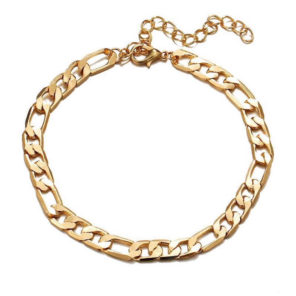 【COD Tangding】Chain Bracelet INS Simple Personality Bracelet Adjustable Silver Gold Color Bracelet Jewelry Accessories