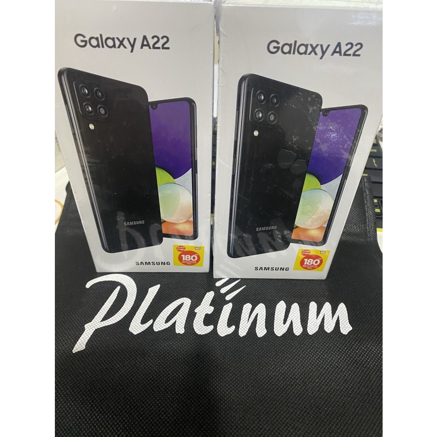 SAMSUNG GALAXY A22 4G LTE 6/128 GB RESMI | Shopee Indonesia