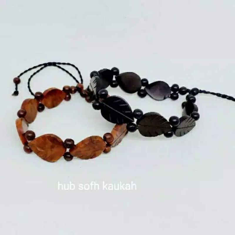 gelang kaokkah kaukkah / motif daun ukir