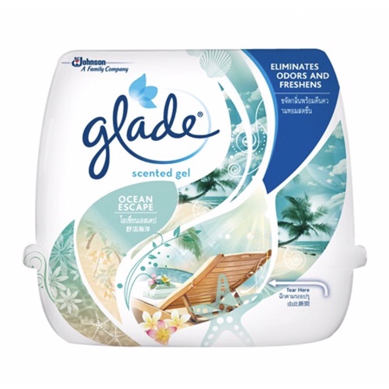 Glade Scented Gel Pengharum Ruangan 180 gr - Ocean Fresh