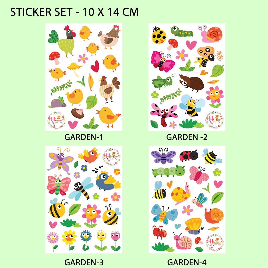 

Sticker Set / Stiker Pack Journaling Scrapbook Diary / Stiker Anak Murah
