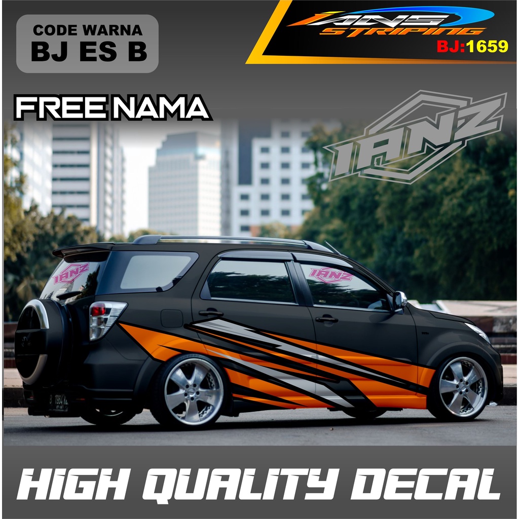 STIKER MOBIL TERIOS / VARIASI STICKER DECAL MOBIL AVANZA XENIA INNOVA / DECAL STIKER