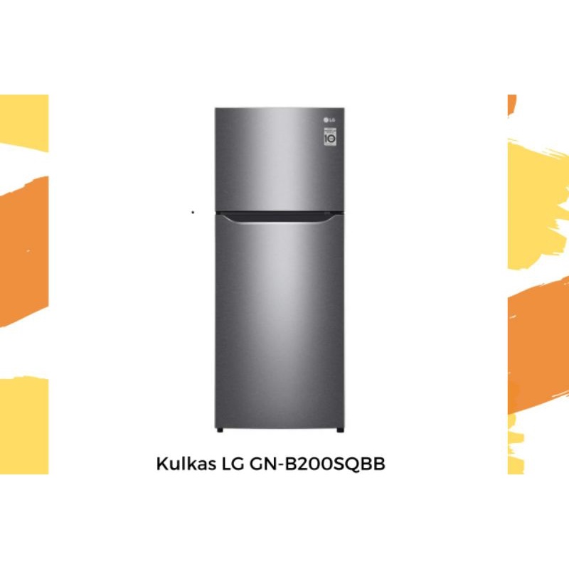 LG KULKAS 2 PINTU INVERTER GN-B200SQBB