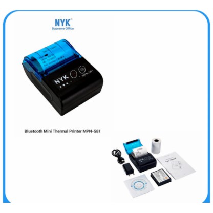 Printer thermal nyk bluetooth wired usb 58mm for receipt cashier tol ticket parking mpn-581 mpn581