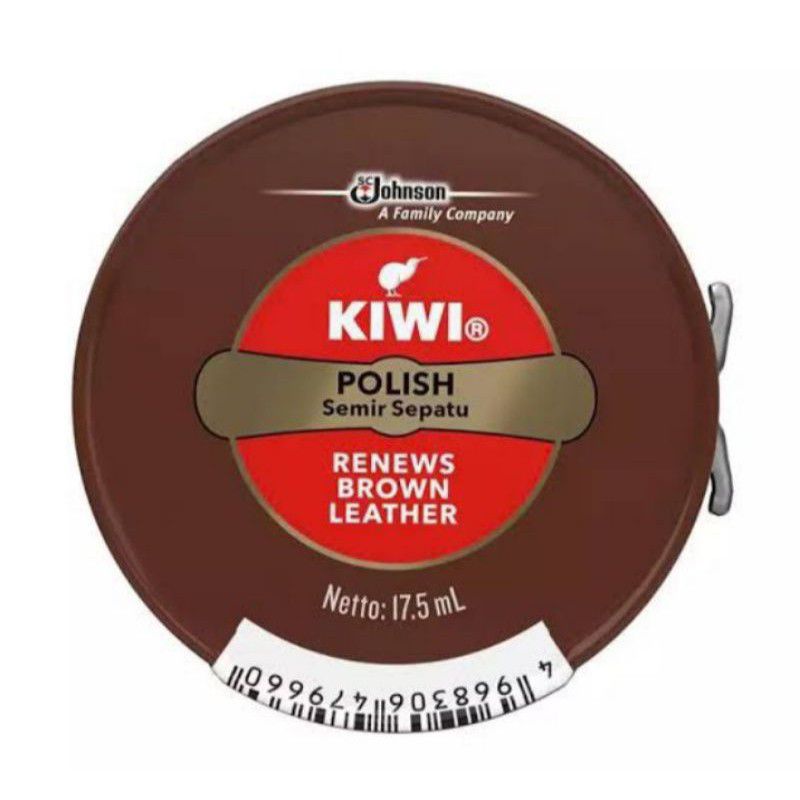 kiwi semir sepatu coklat