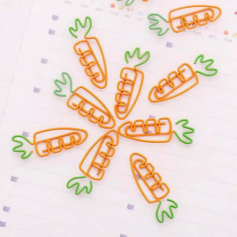 

JEPIT KERTAS MINI PAPER CLIP PAPER CLIP MOTIF LUCU PAPER CLIP MOTIF SAYURAN