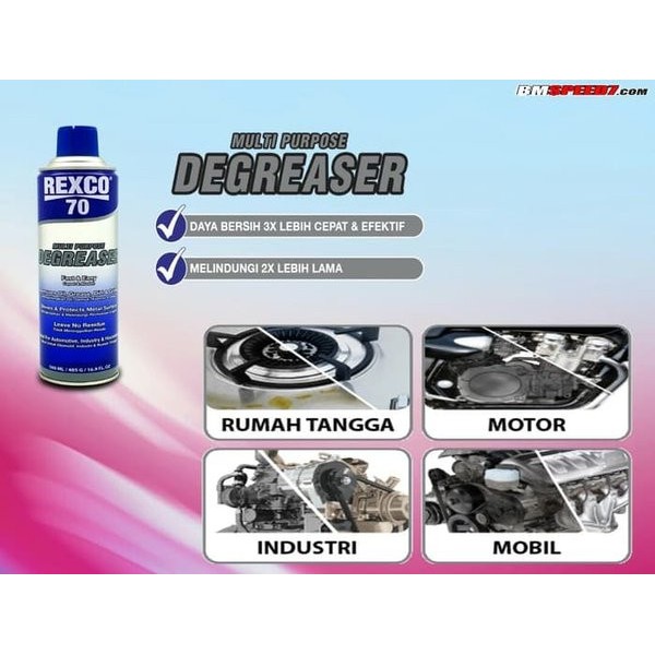 Rexco 70 Cairan Serbaguna Menghilangkan Multipurpose Degreaser 500mL